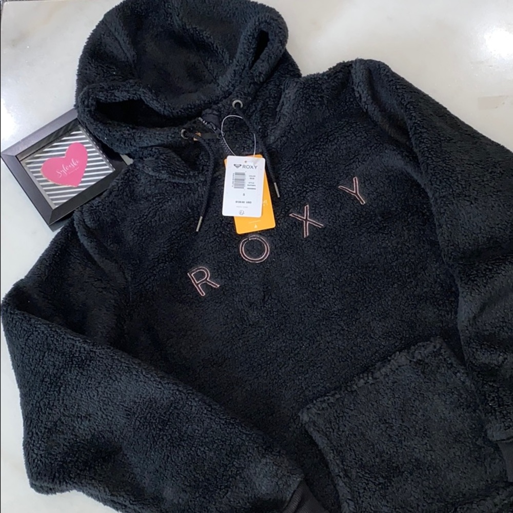🔥Roxy Pluma Sherpa Hoodie- Women's NWT - Picture 5 of 11